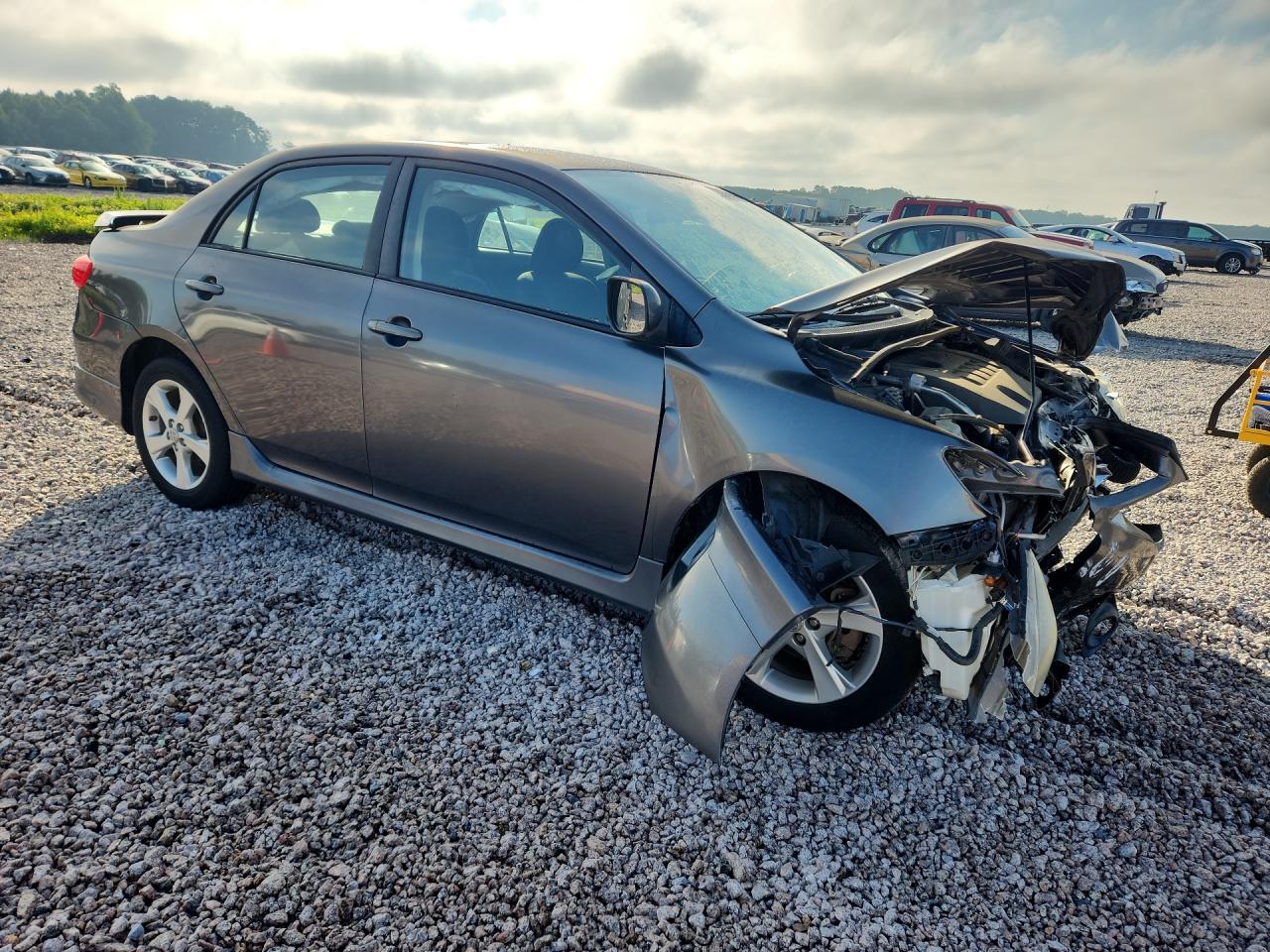 2013 Toyota Corolla S Серый vin: 5YFBU4EE0DP106033