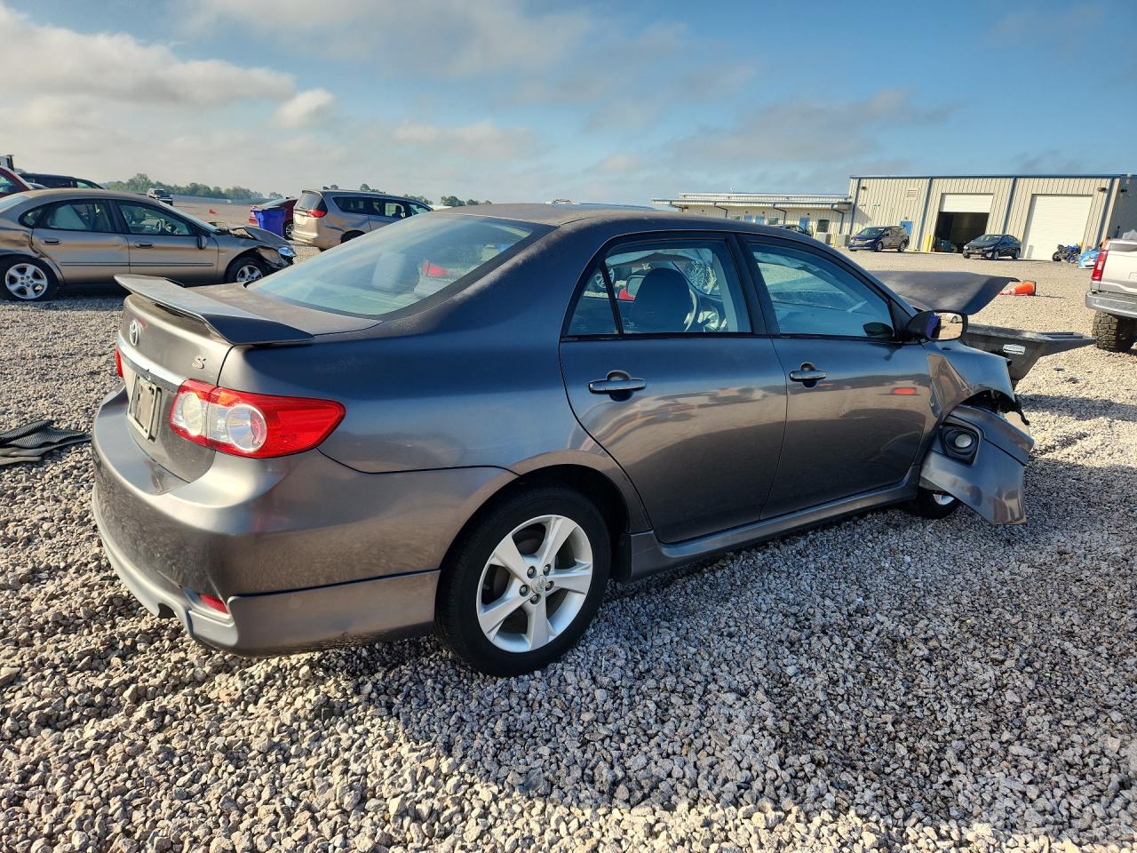 2013 Toyota Corolla S Серый vin: 5YFBU4EE0DP106033