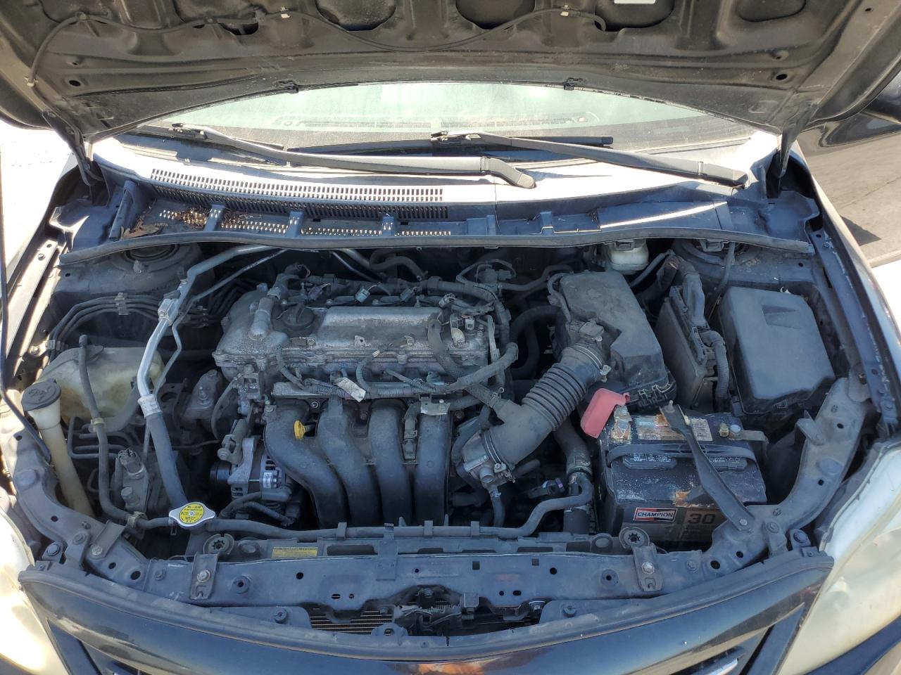 2013 Toyota Corolla Base Black vin: 5YFBU4EE0DP106808