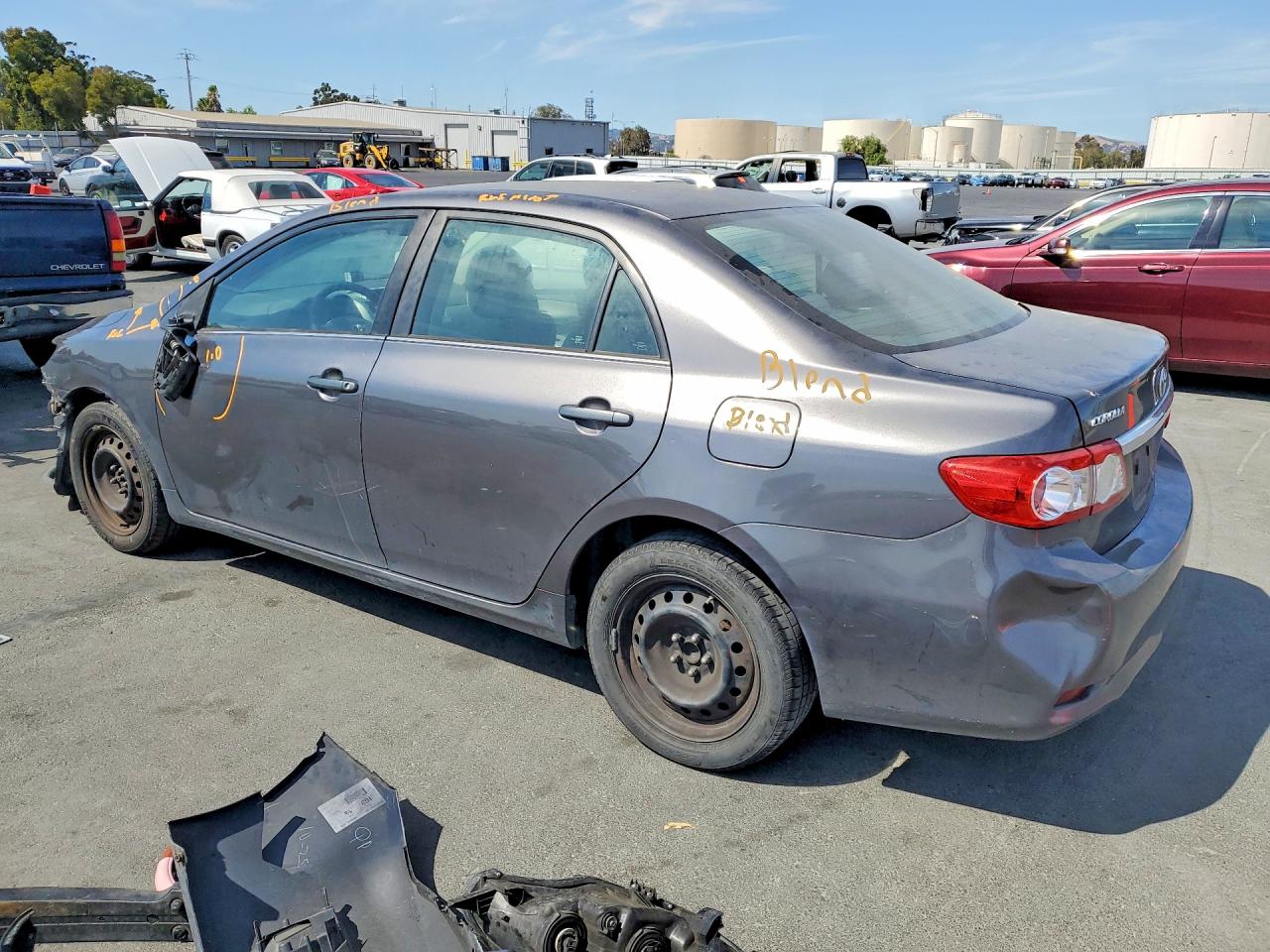 2013 Toyota Corolla Le Угольный vin: 5YFBU4EE0DP109143