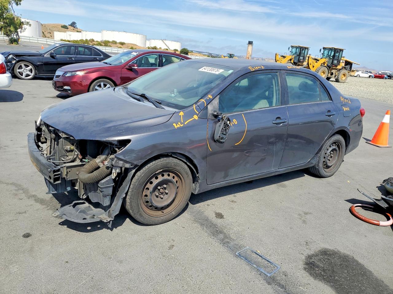 2013 Toyota Corolla Le Угольный vin: 5YFBU4EE0DP109143