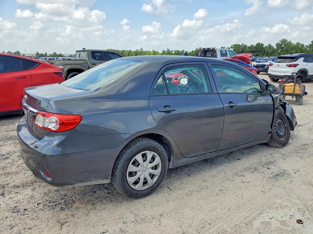 2013 Toyota Corolla L Серый vin: 5YFBU4EE0DP109496