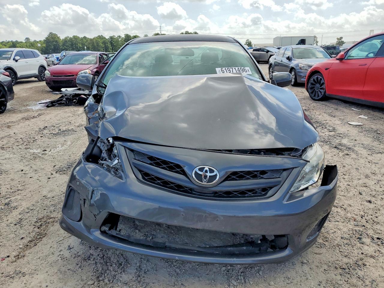 2013 Toyota Corolla L Серый vin: 5YFBU4EE0DP109496
