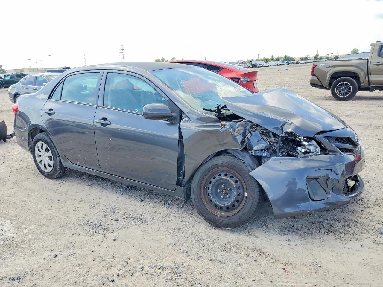 2013 Toyota Corolla L Серый vin: 5YFBU4EE0DP109496