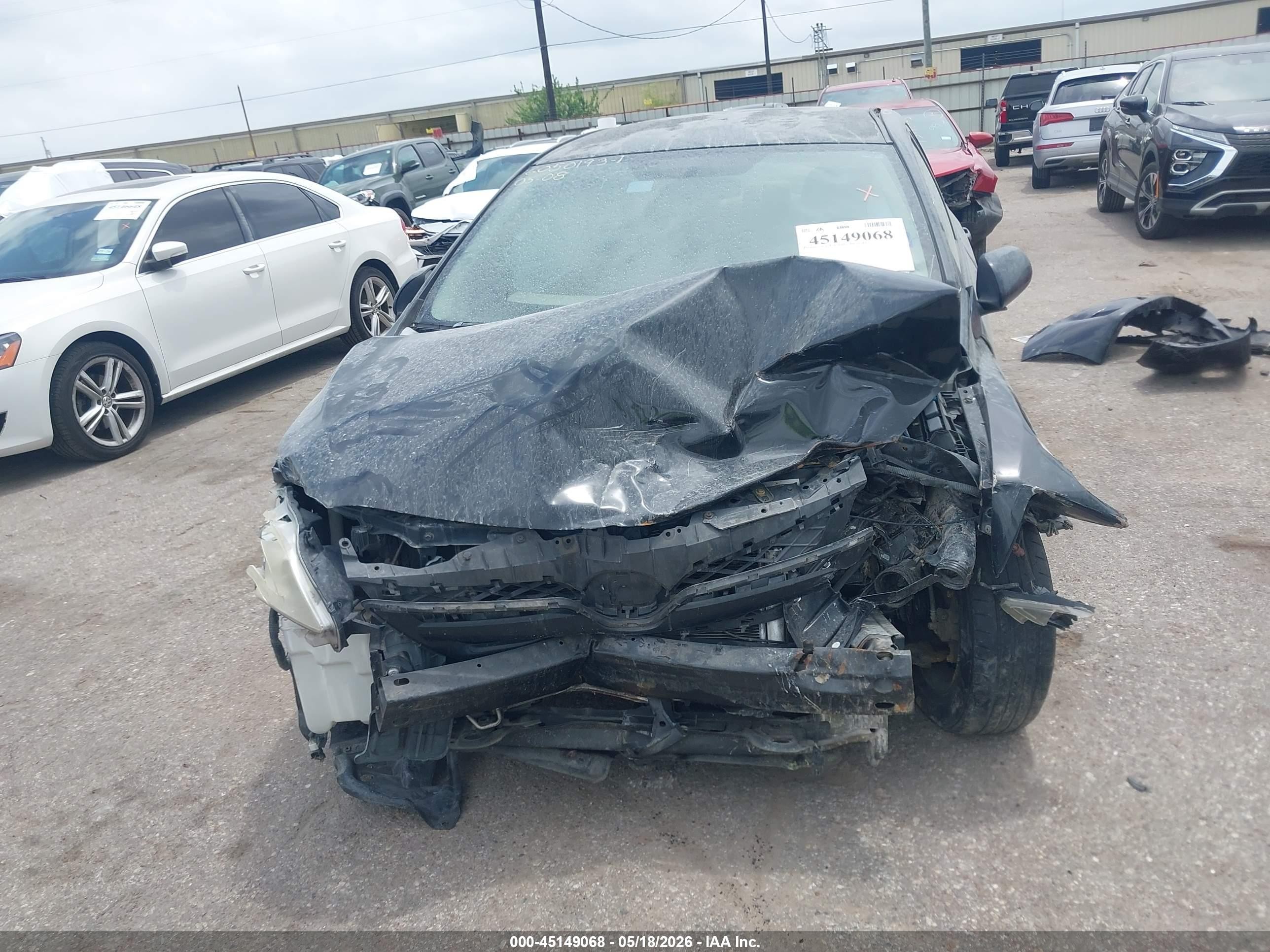 2013 Toyota Corolla L Black vin: 5YFBU4EE0DP114309