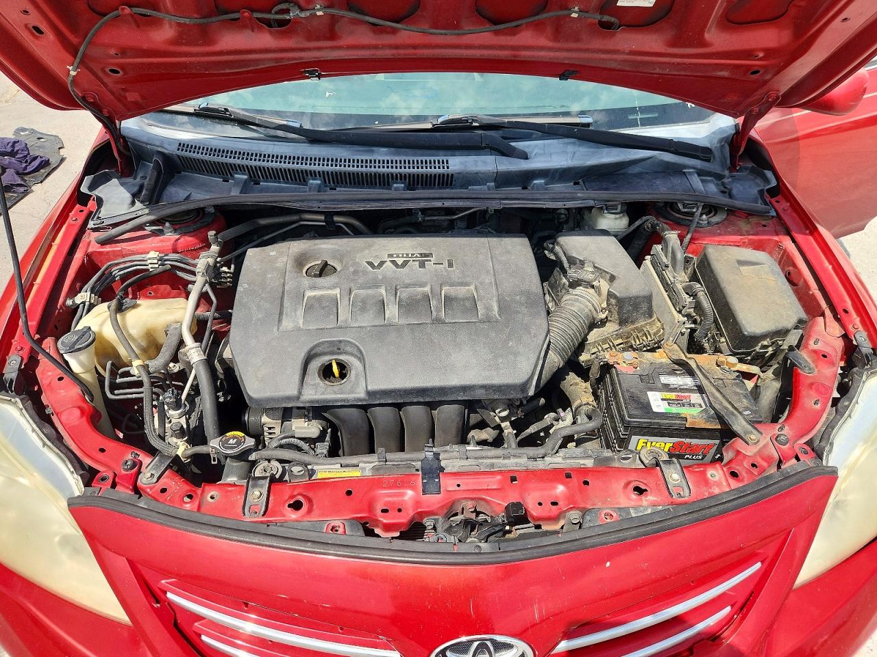 2013 Toyota Corolla Le Red vin: 5YFBU4EE0DP128484