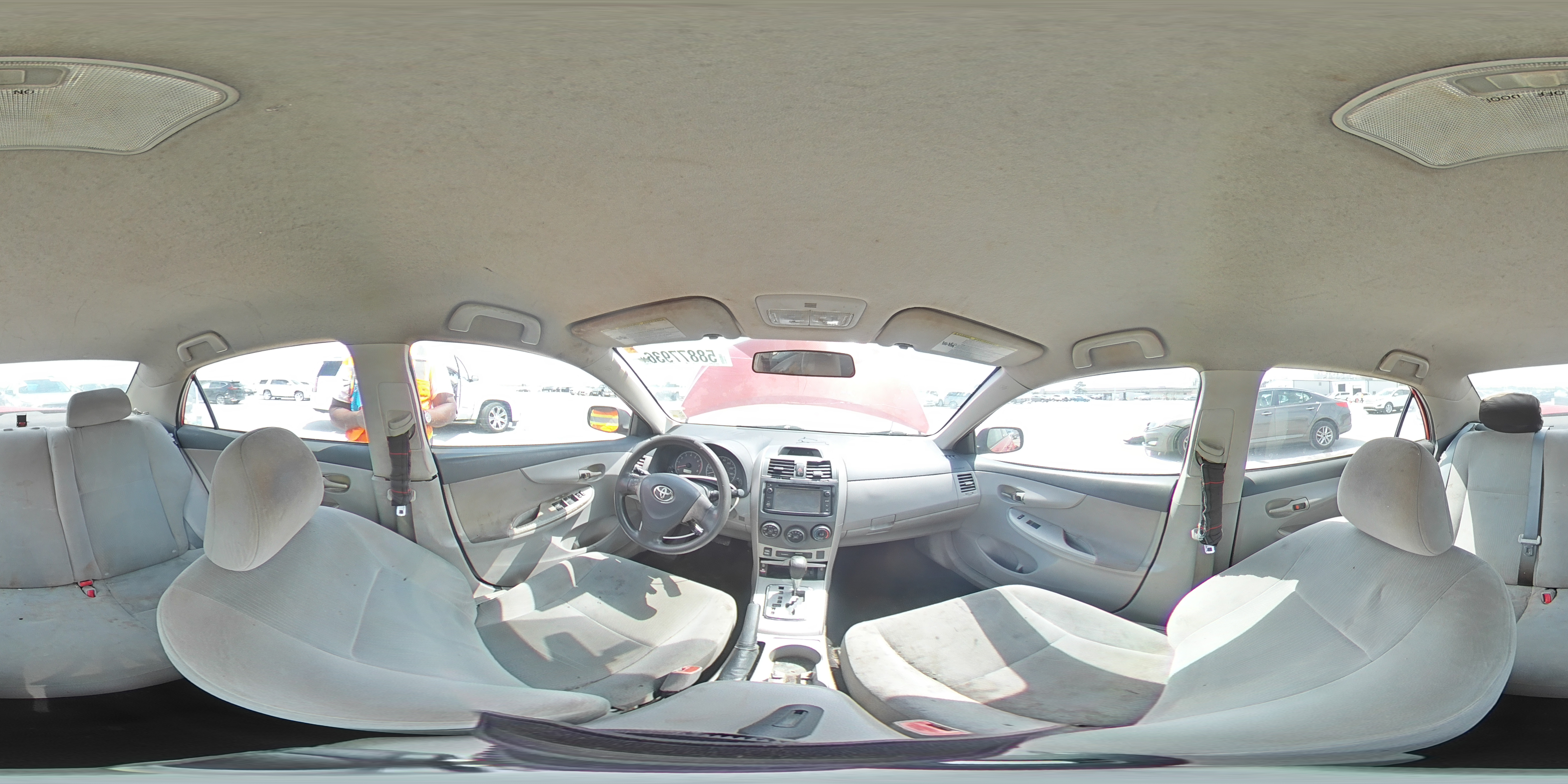 2013 Toyota Corolla Le Red vin: 5YFBU4EE0DP128484