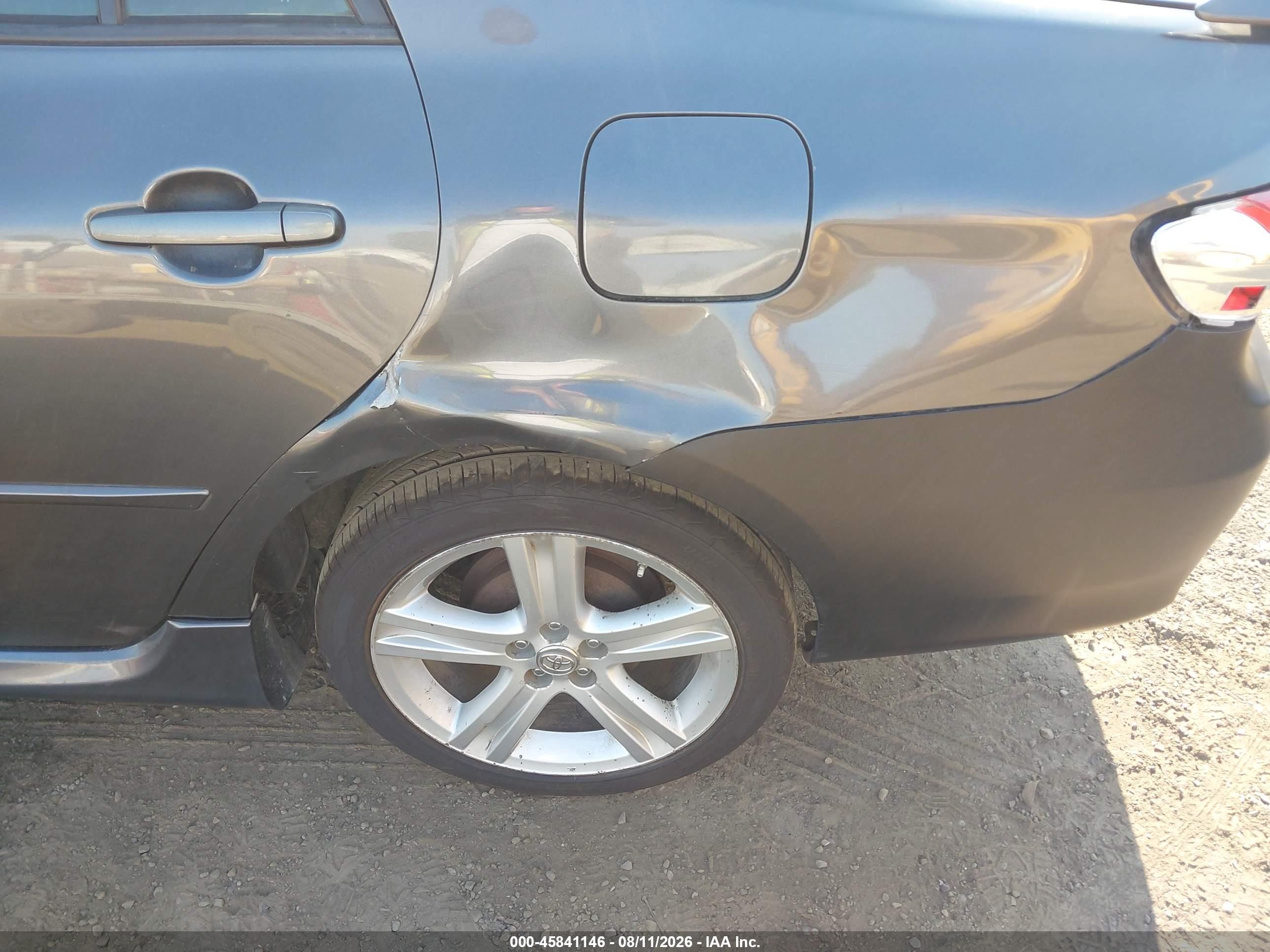 2013 Toyota Corolla S Серый vin: 5YFBU4EE0DP137959