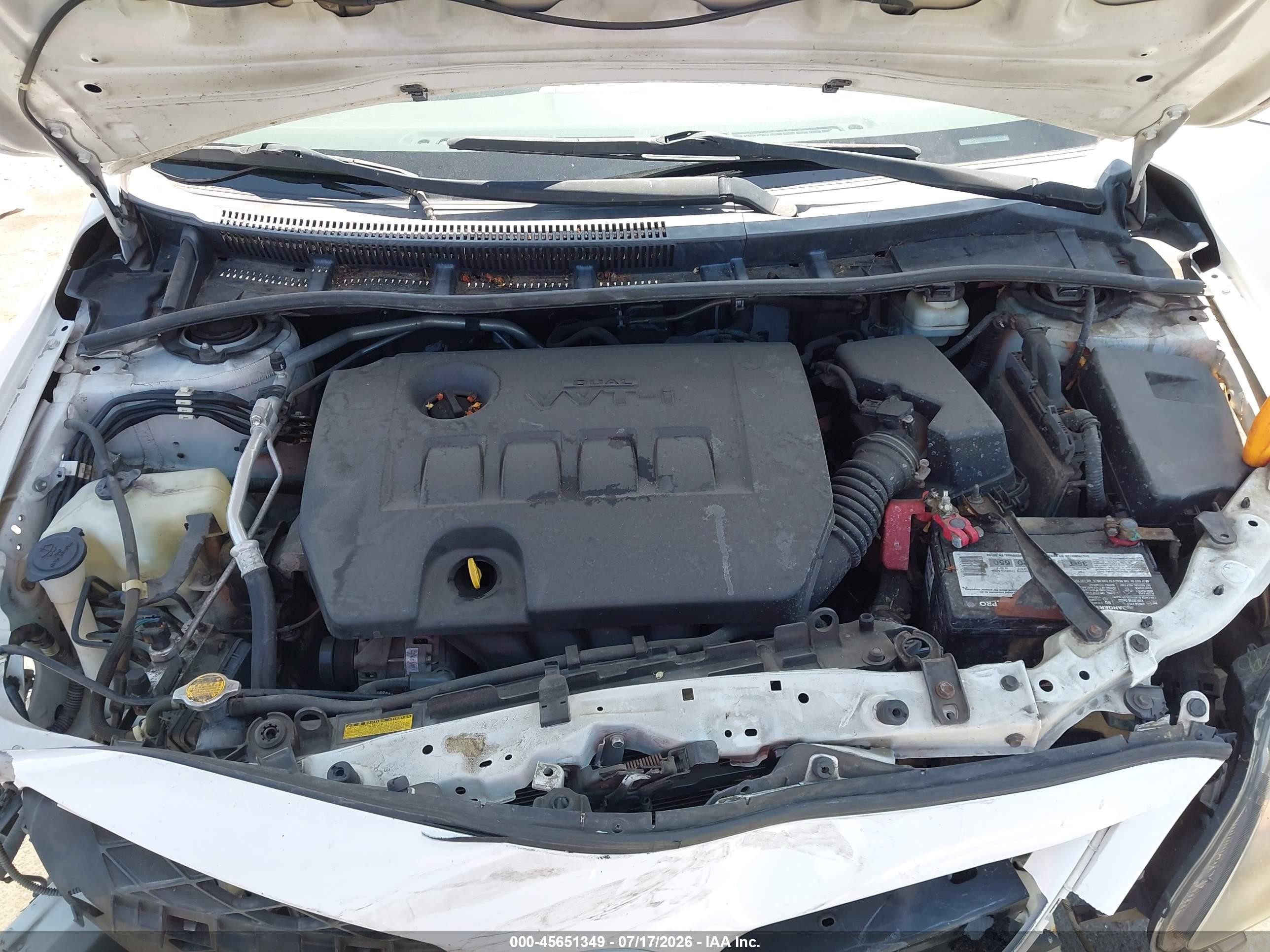 2013 Toyota Corolla S White vin: 5YFBU4EE0DP143809