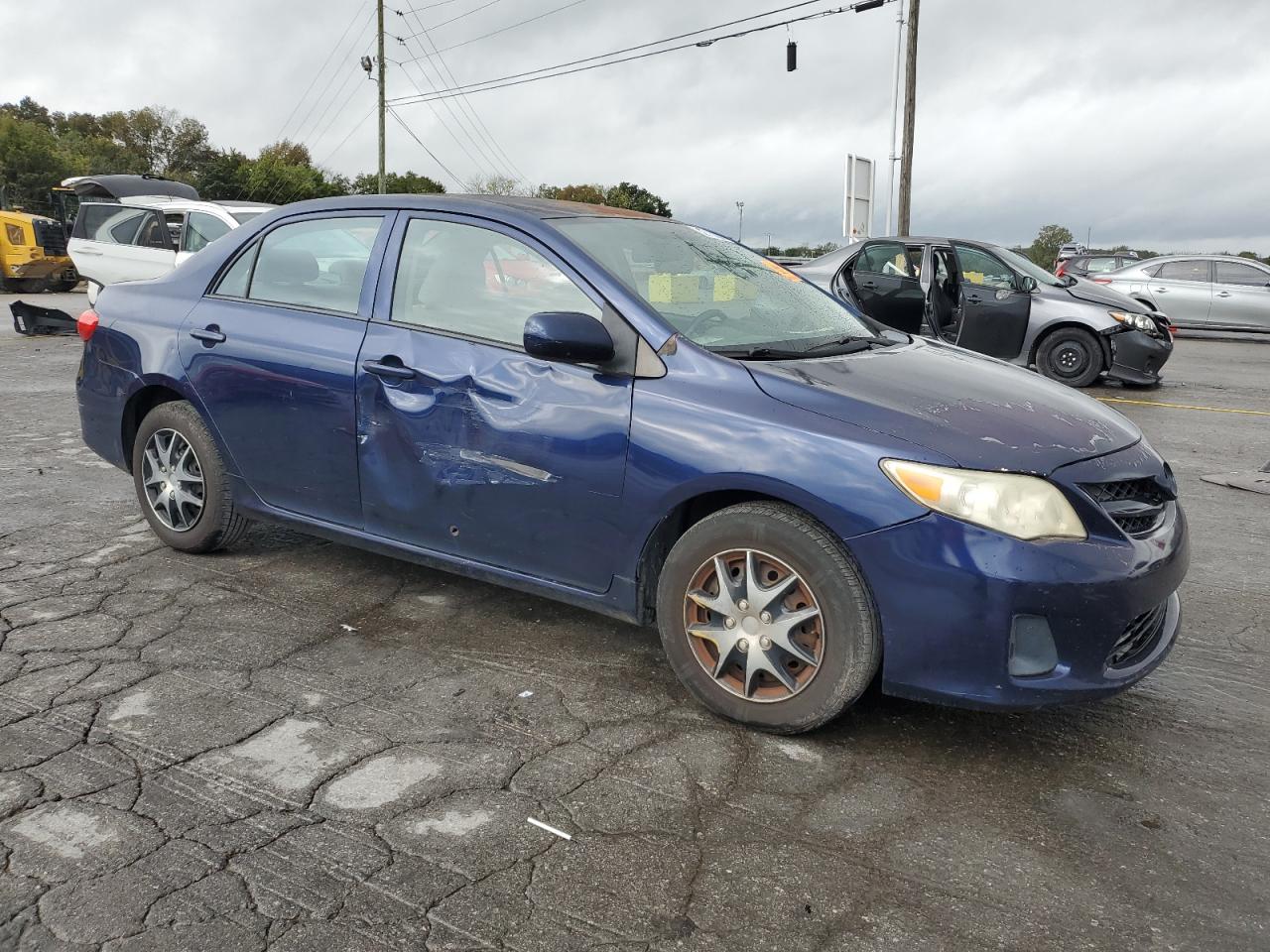 2013 Toyota Corolla L Синий vin: 5YFBU4EE0DP145771
