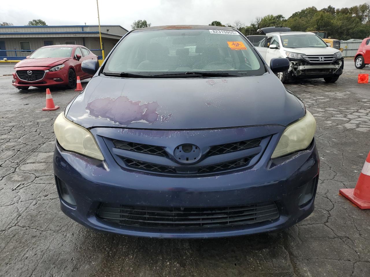 2013 Toyota Corolla L Синий vin: 5YFBU4EE0DP145771