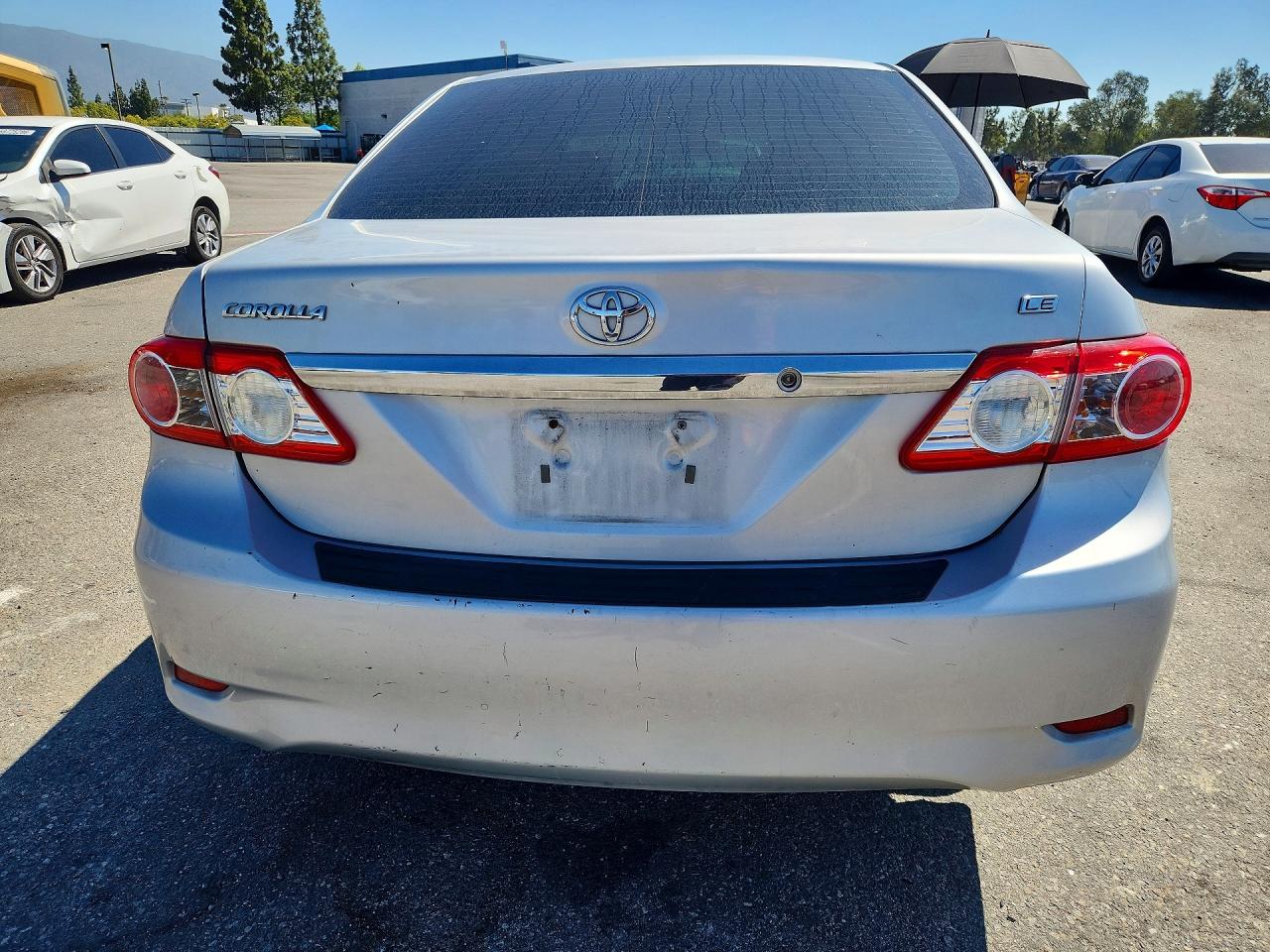 2013 Toyota Corolla Le Silver vin: 5YFBU4EE0DP163140