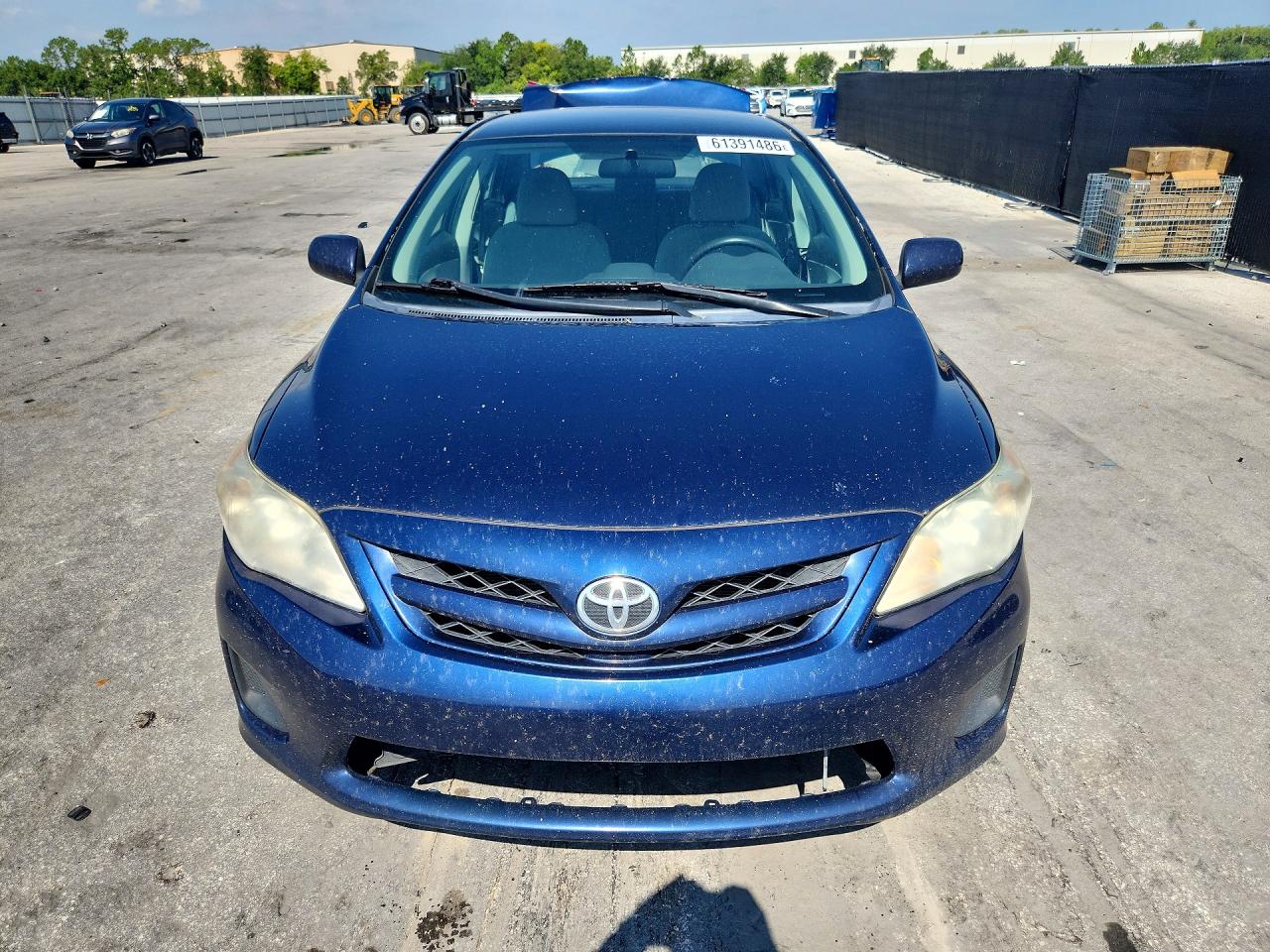 2013 Toyota Corolla L Blue vin: 5YFBU4EE0DP173733