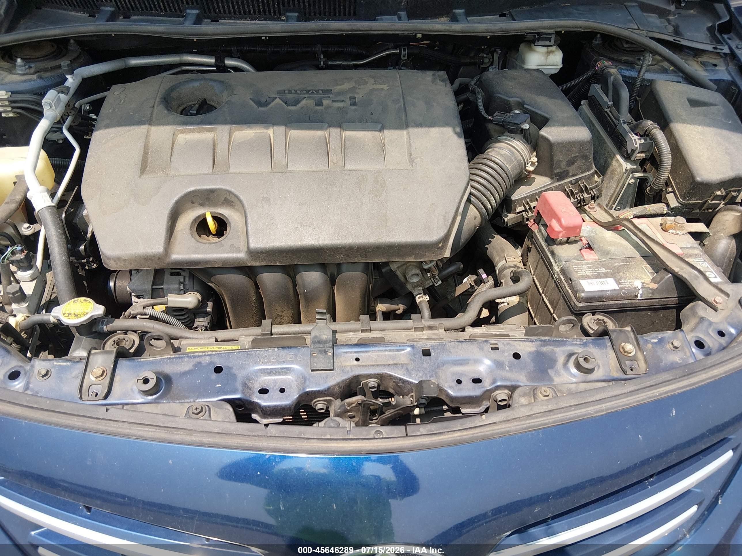 2013 Toyota Corolla Le Blue vin: 5YFBU4EE0DP177068