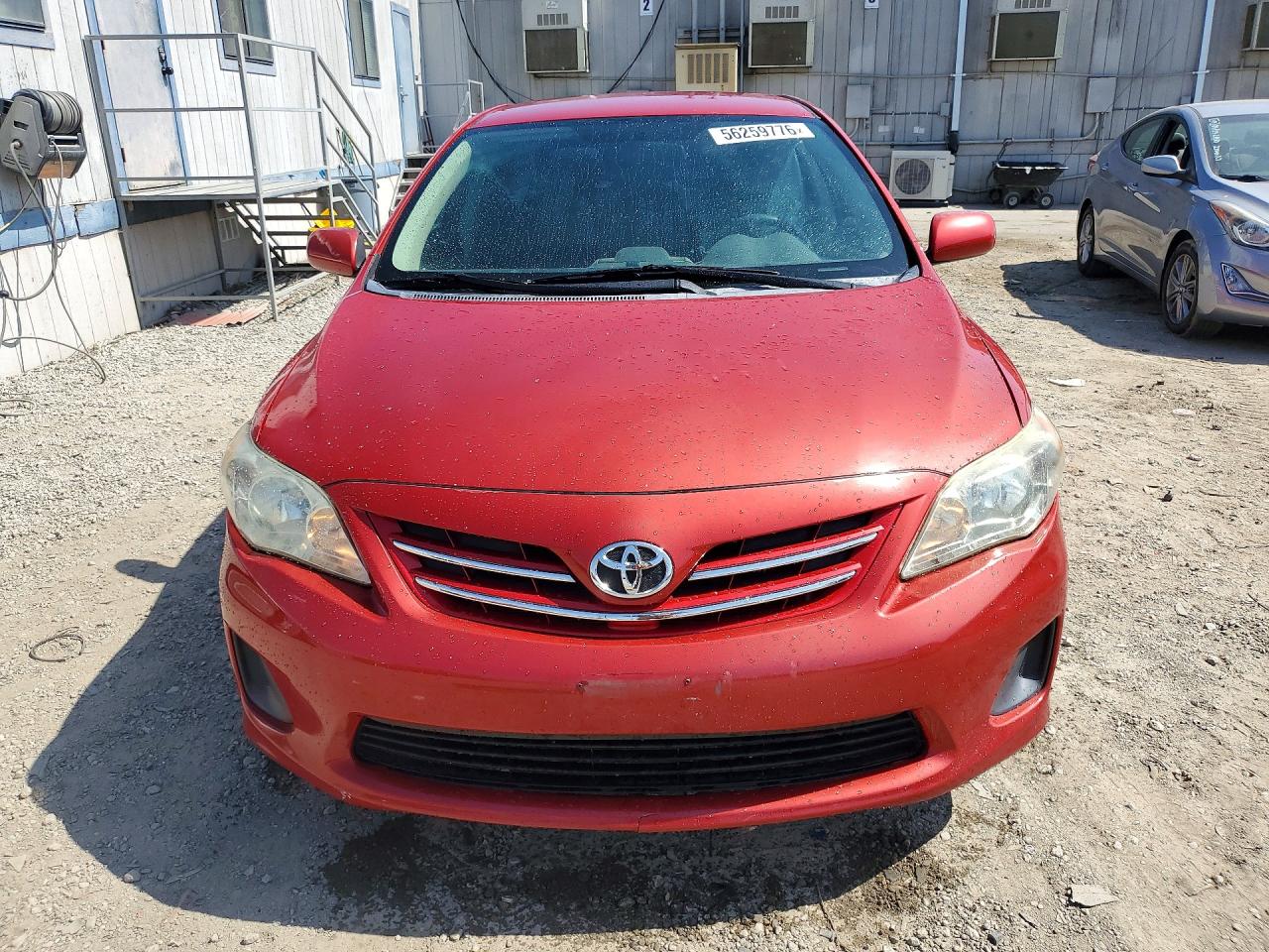 2013 Toyota Corolla Le Red vin: 5YFBU4EE0DP180875