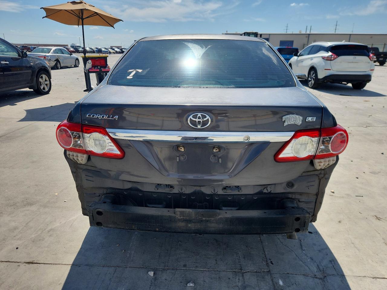 2013 Toyota Corolla Le Gray vin: 5YFBU4EE0DP202812