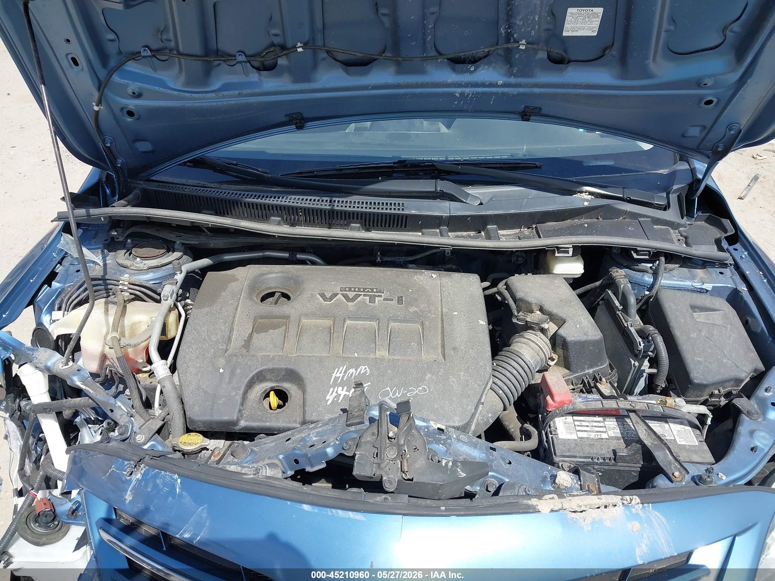 2013 Toyota Corolla Le Синий vin: 5YFBU4EE0DP211204