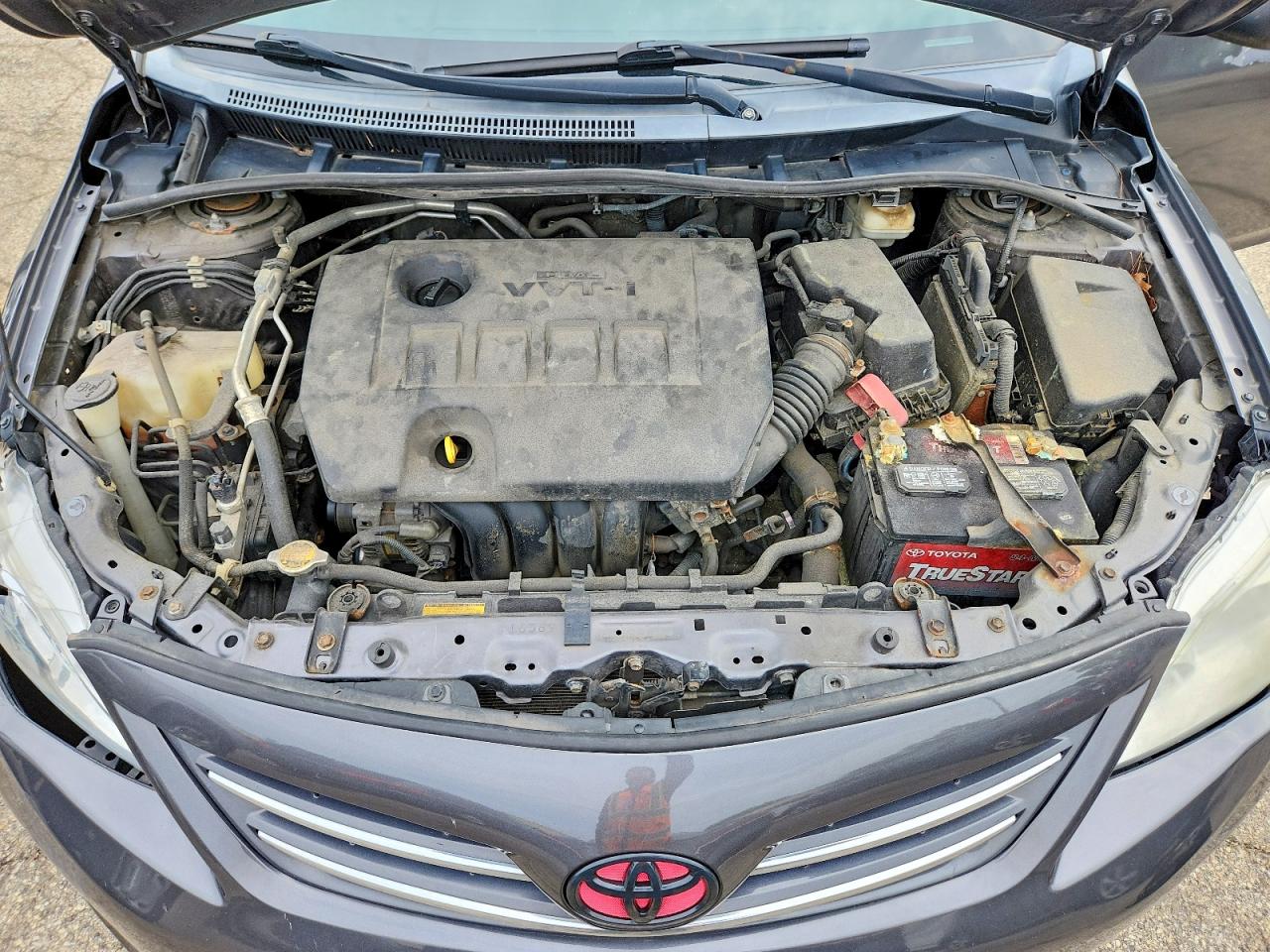 2013 Toyota Corolla Le Gray vin: 5YFBU4EE0DP217326
