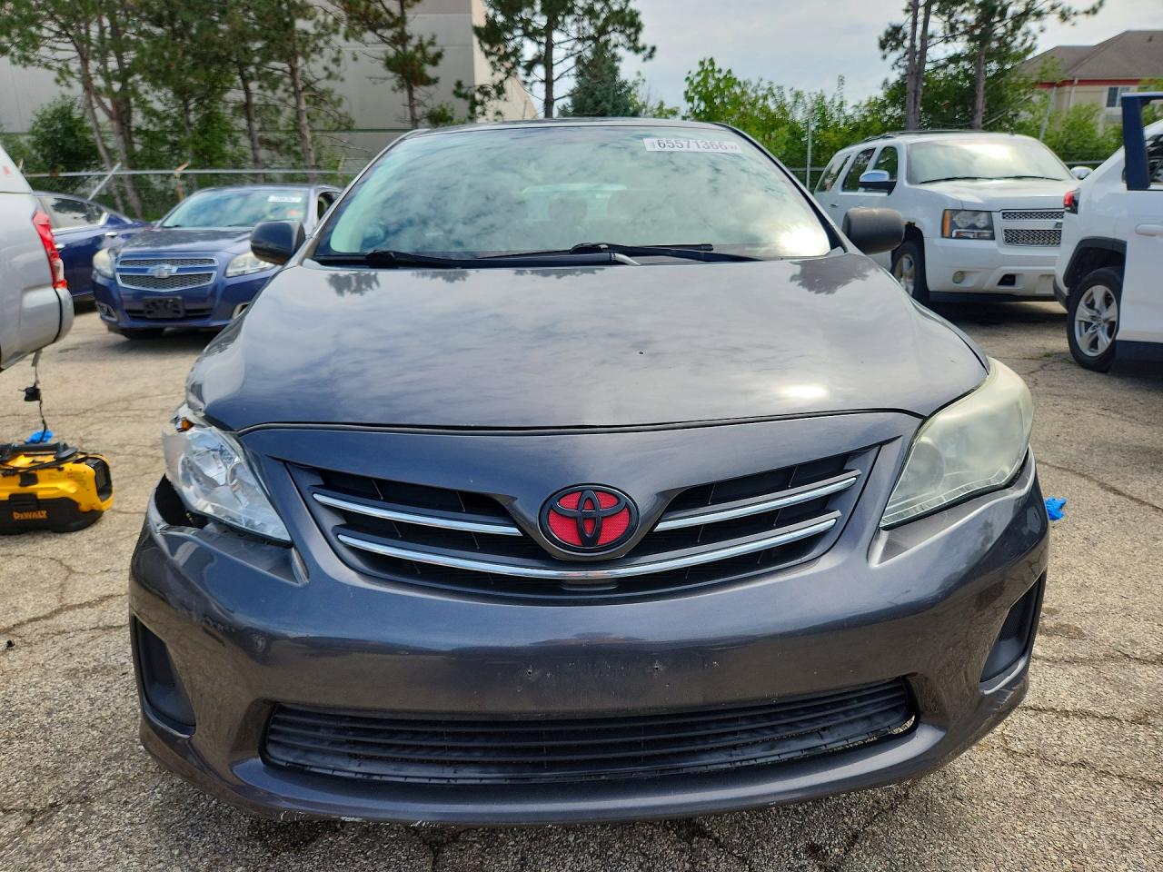 2013 Toyota Corolla Le Gray vin: 5YFBU4EE0DP217326
