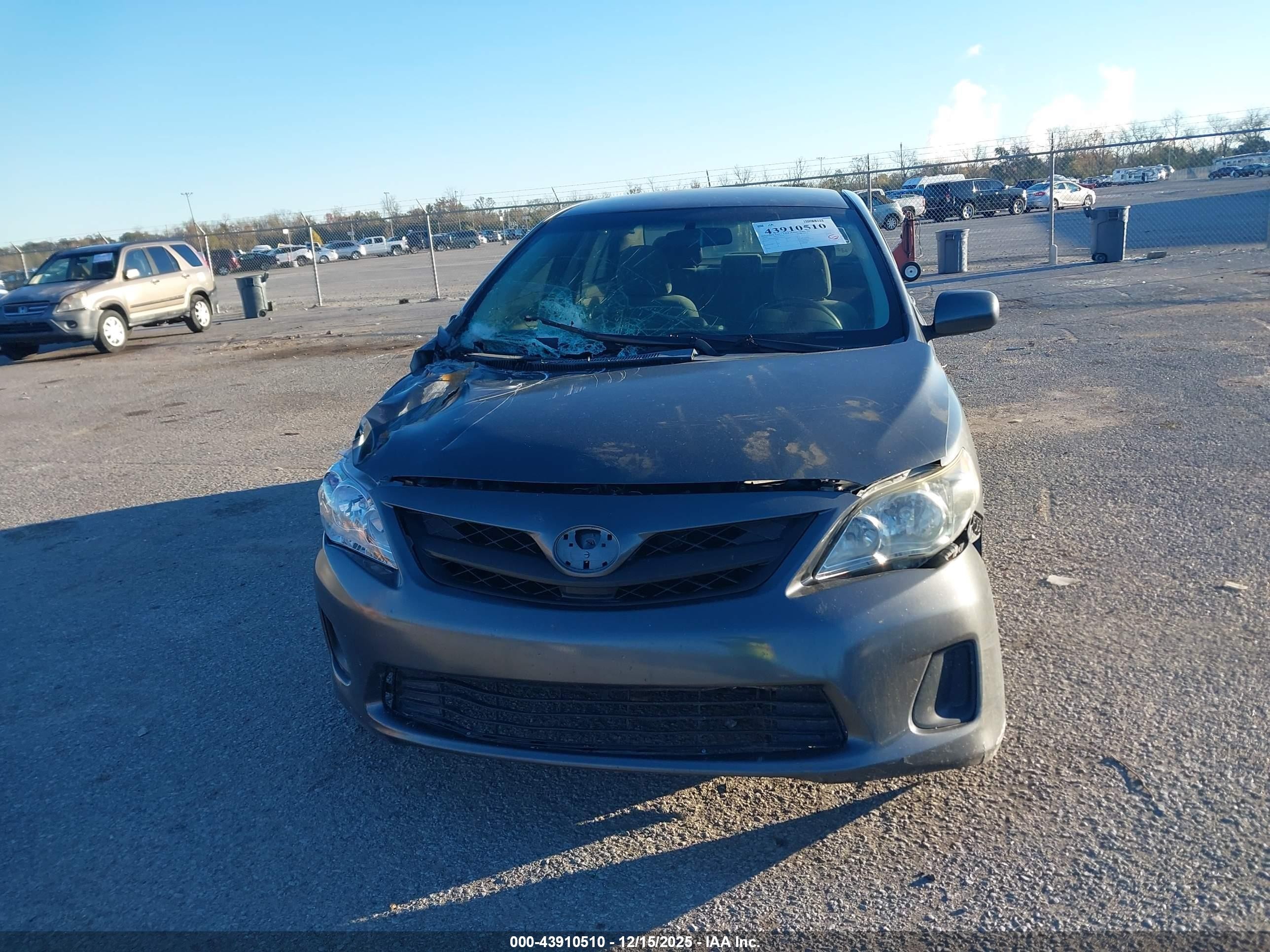 2013 Toyota Corolla L Gray vin: 5YFBU4EE0DP224860