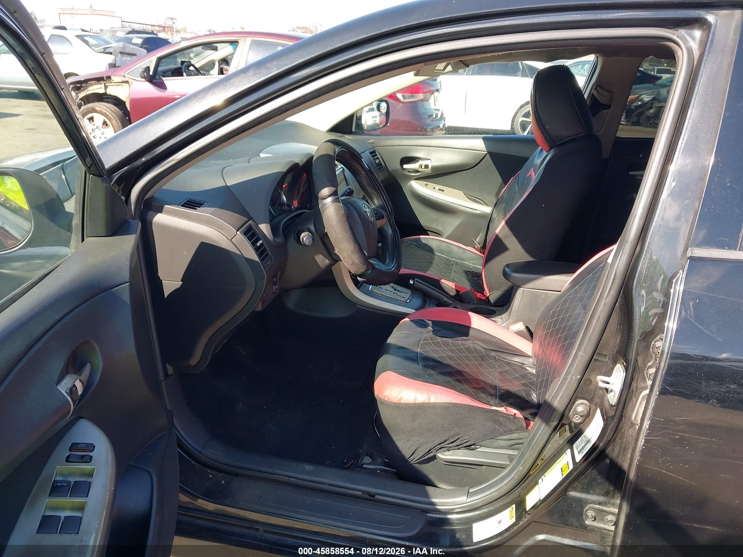 2011 Toyota Corolla S Black vin: 5YFBU4EE1BP002325