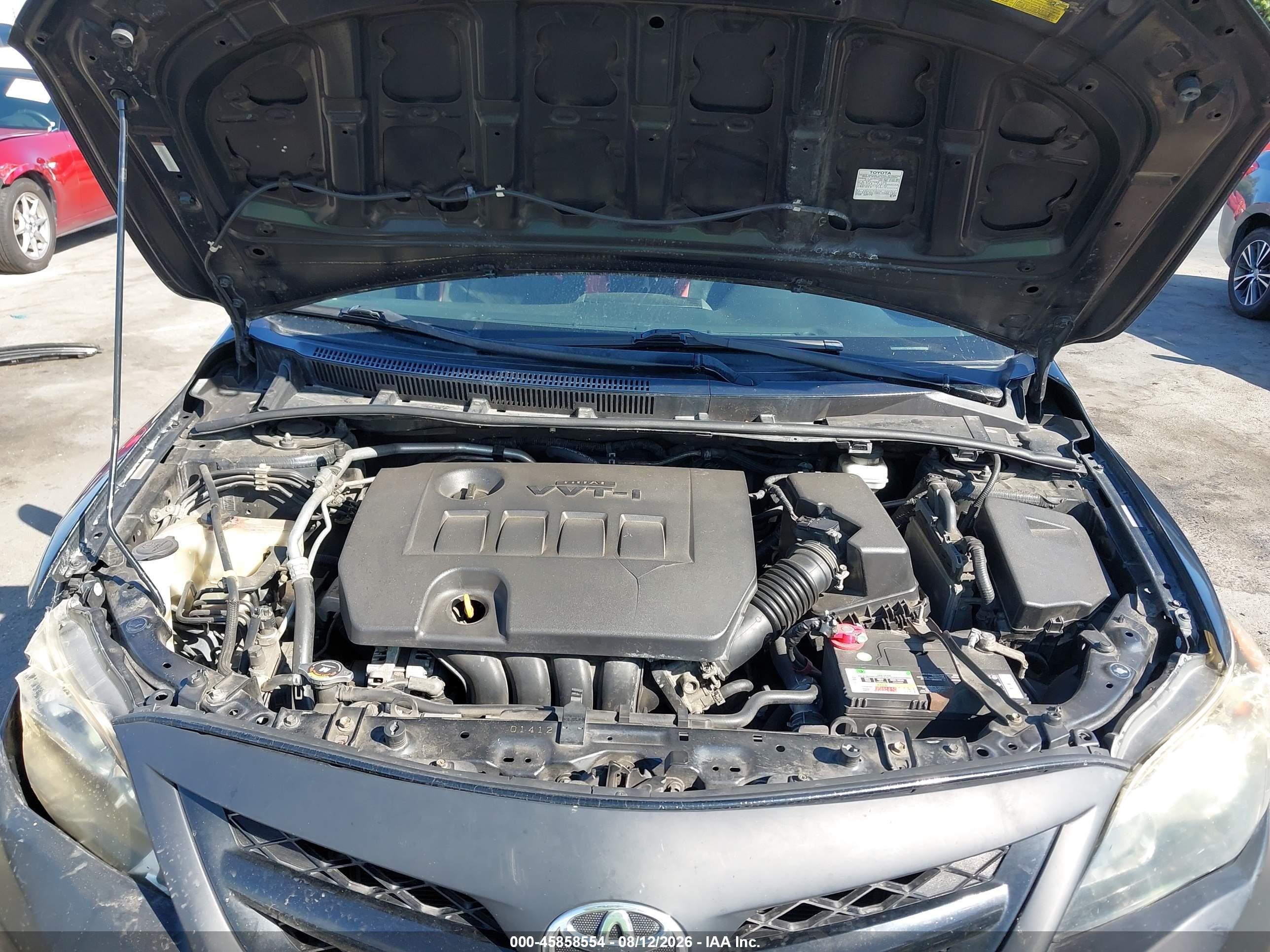 2011 Toyota Corolla S Black vin: 5YFBU4EE1BP002325
