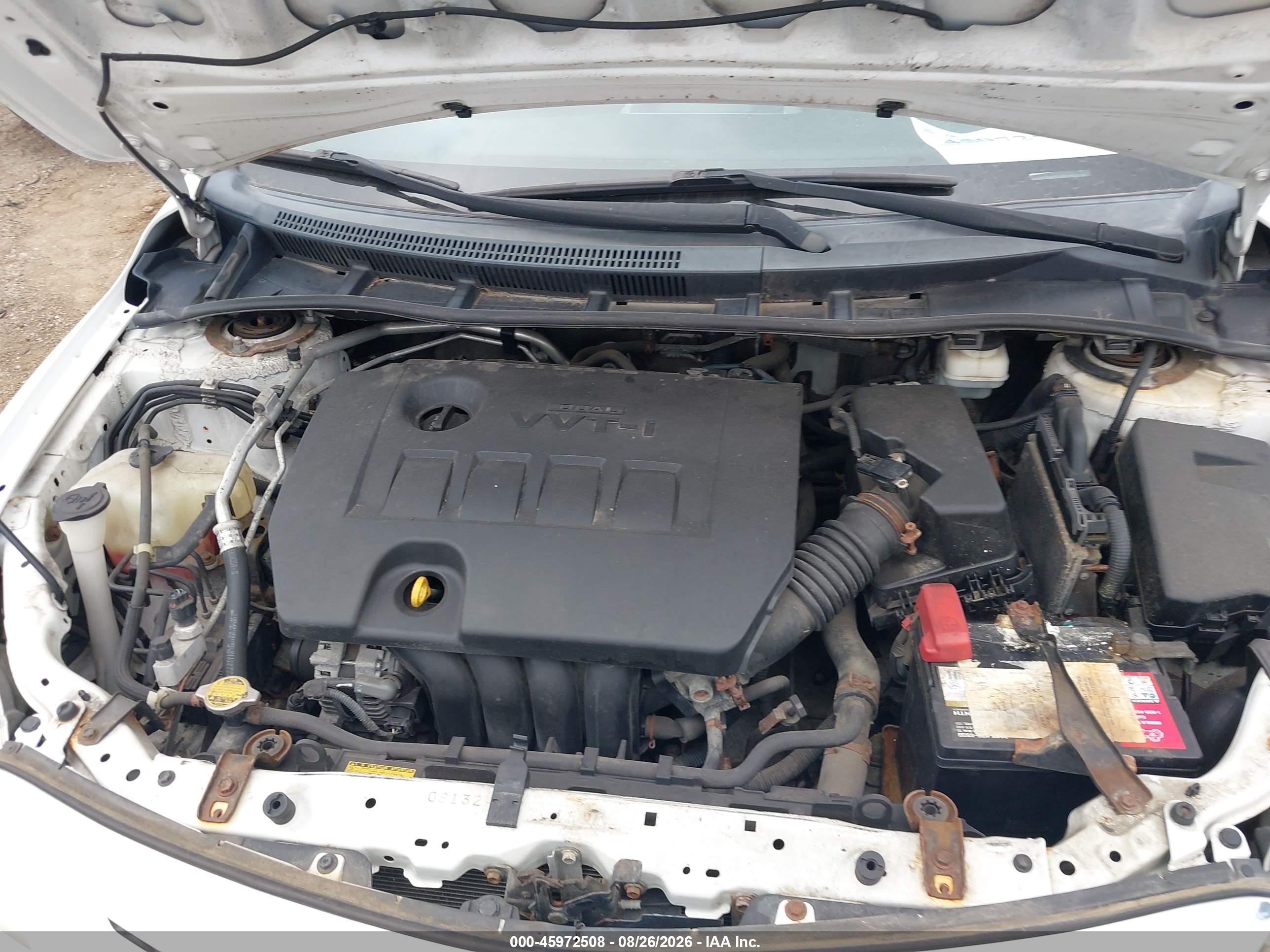 2012 Toyota Corolla S Белый vin: 5YFBU4EE1CP009034