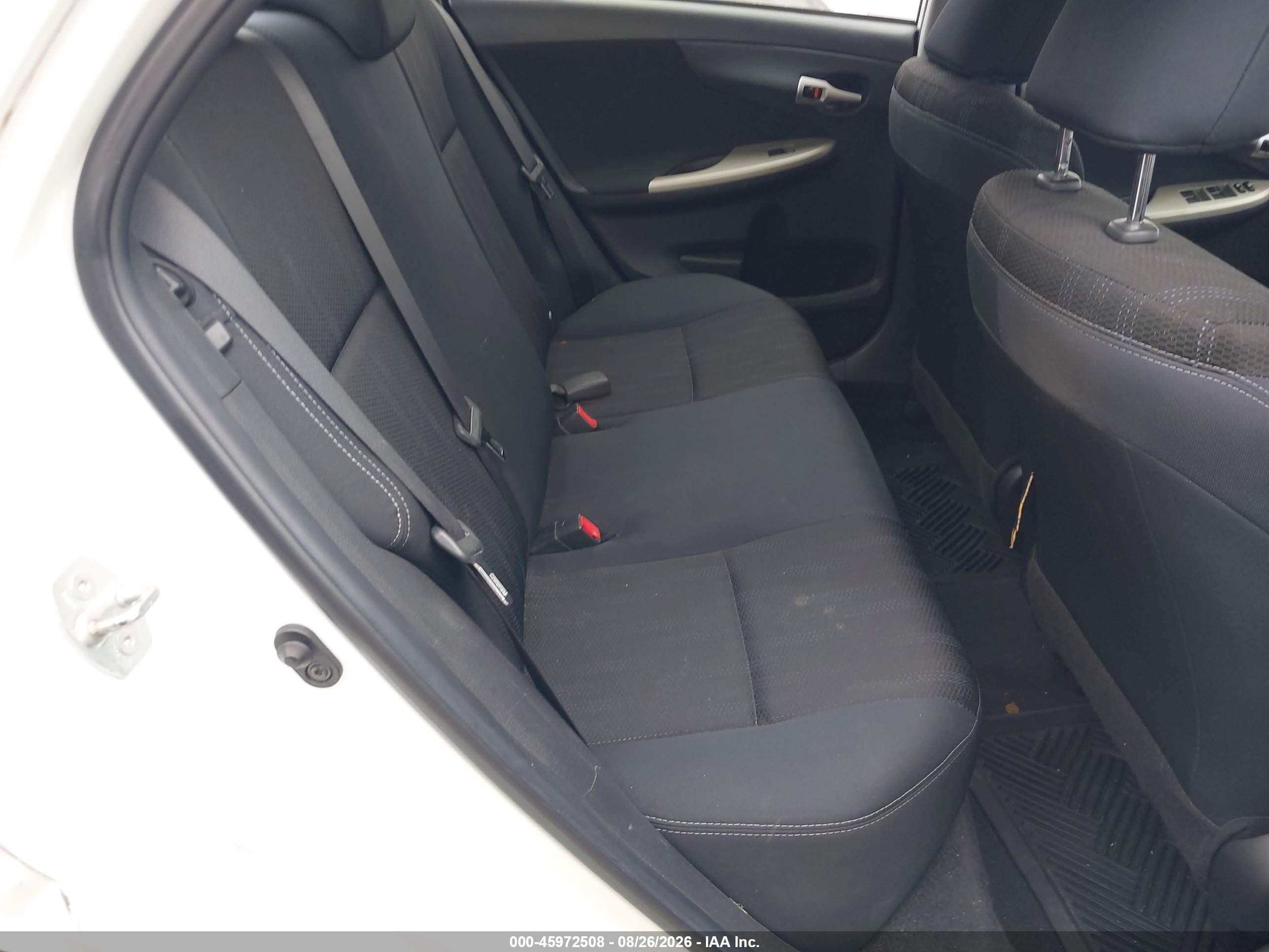 2012 Toyota Corolla S Белый vin: 5YFBU4EE1CP009034