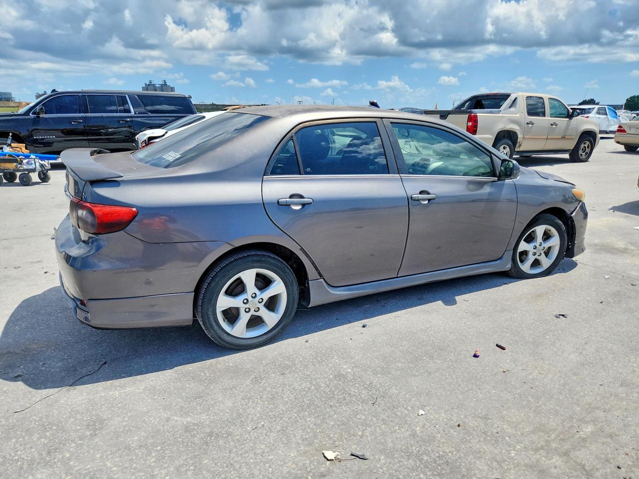 2012 Toyota Corolla S Угольный vin: 5YFBU4EE1CP009051