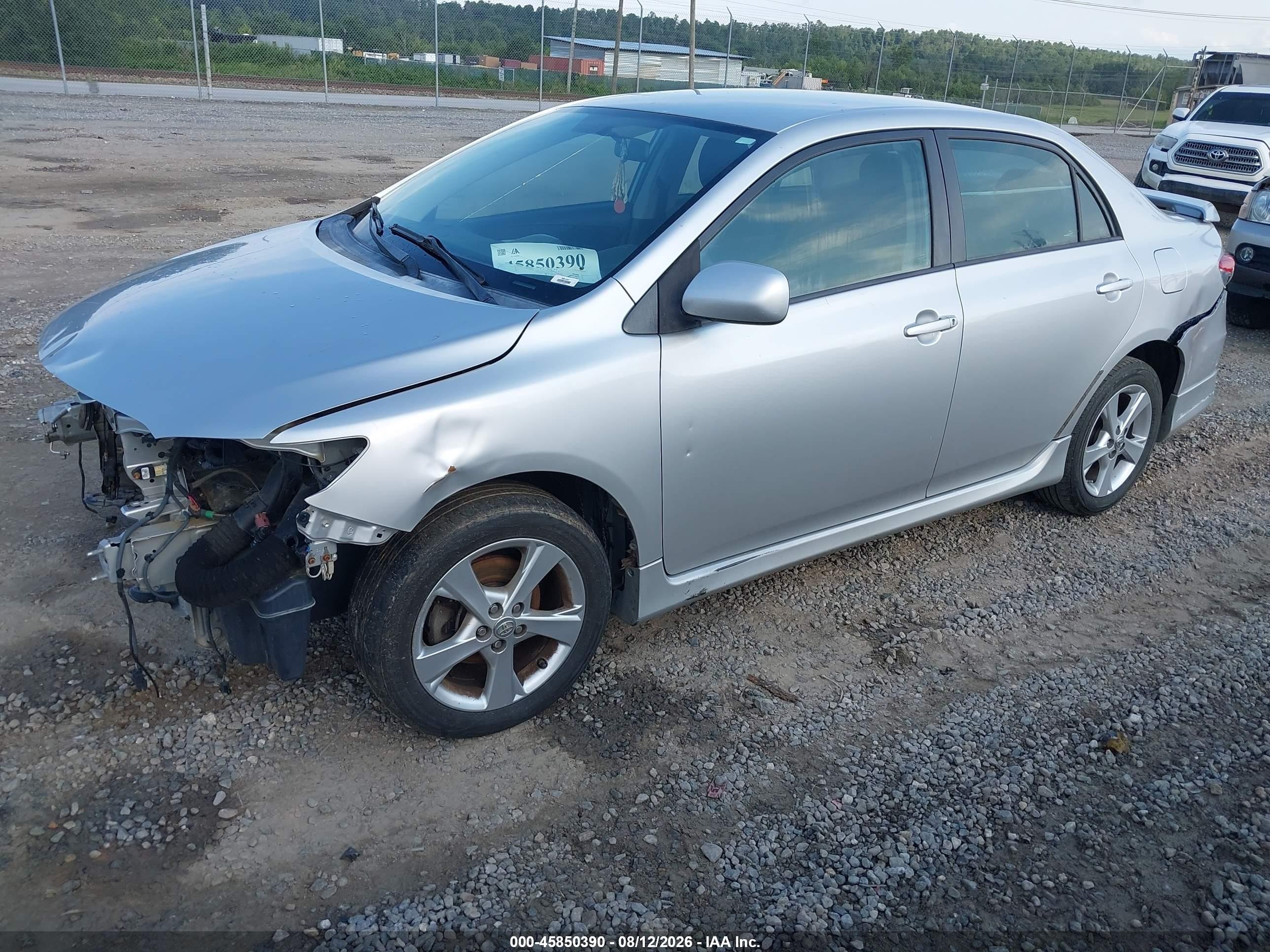 2012 Toyota Corolla S Silver vin: 5YFBU4EE1CP010958