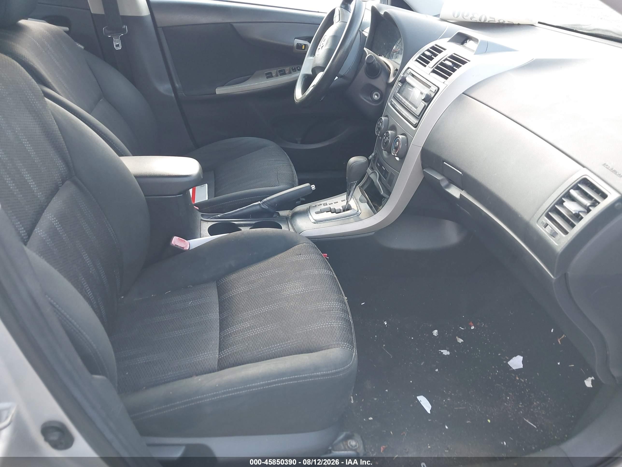 2012 Toyota Corolla S Silver vin: 5YFBU4EE1CP010958
