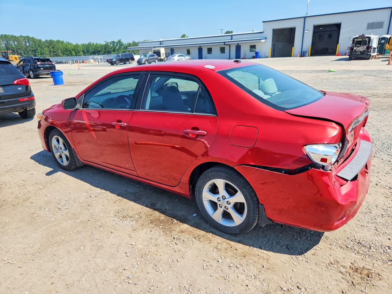 2012 Toyota Corolla Le Red vin: 5YFBU4EE1CP021345