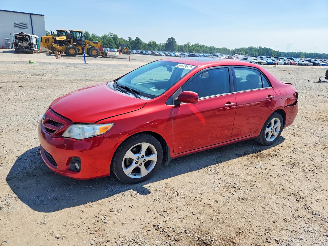 2012 Toyota Corolla Le Red vin: 5YFBU4EE1CP021345