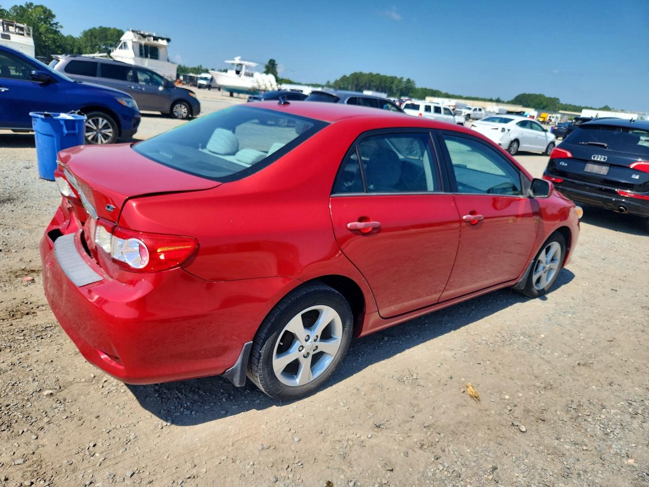 2012 Toyota Corolla Le Red vin: 5YFBU4EE1CP021345