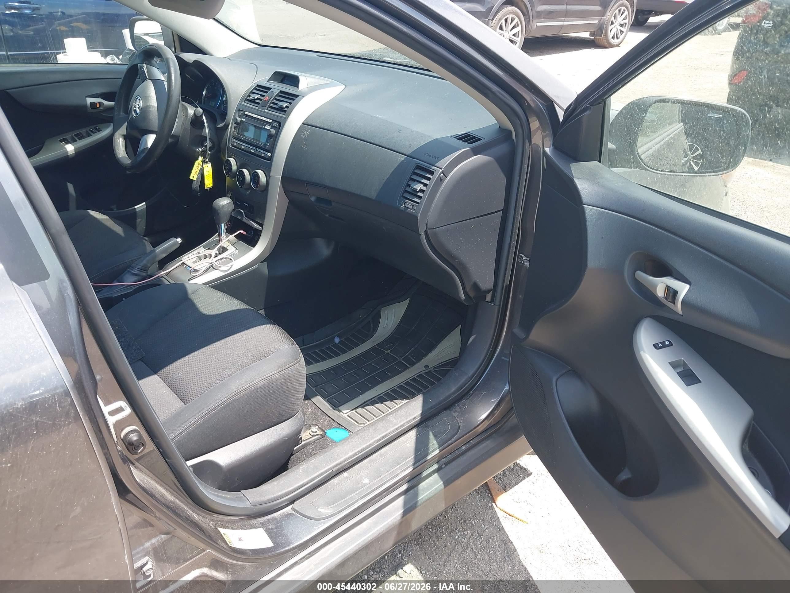 2012 Toyota Corolla S Gray vin: 5YFBU4EE1CP027579