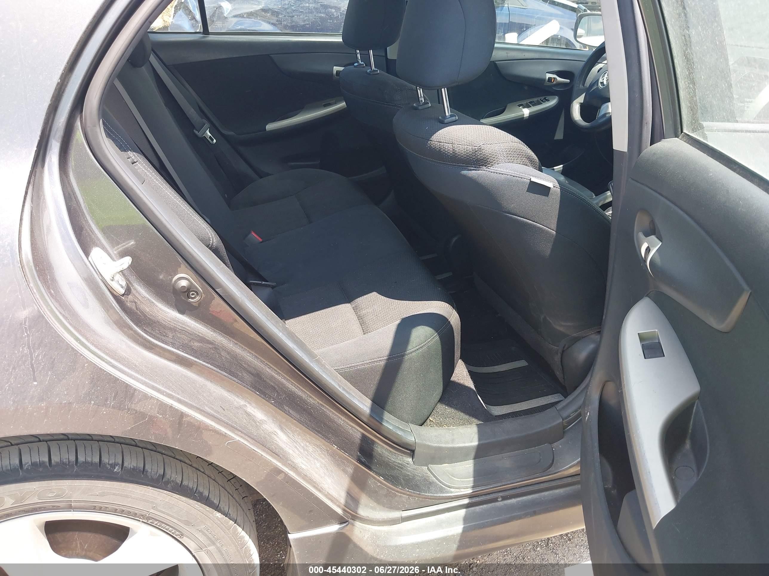 2012 Toyota Corolla S Gray vin: 5YFBU4EE1CP027579