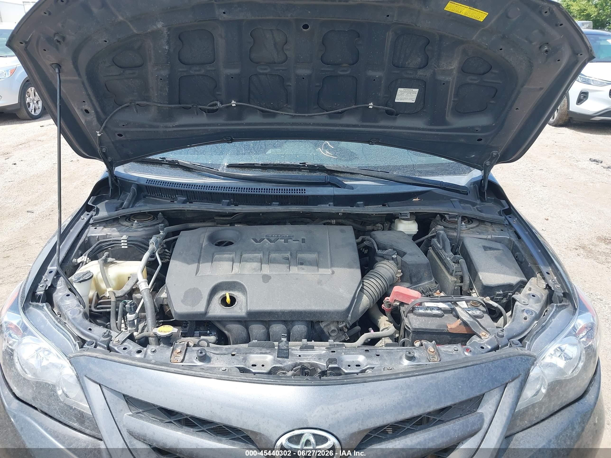 2012 Toyota Corolla S Gray vin: 5YFBU4EE1CP027579
