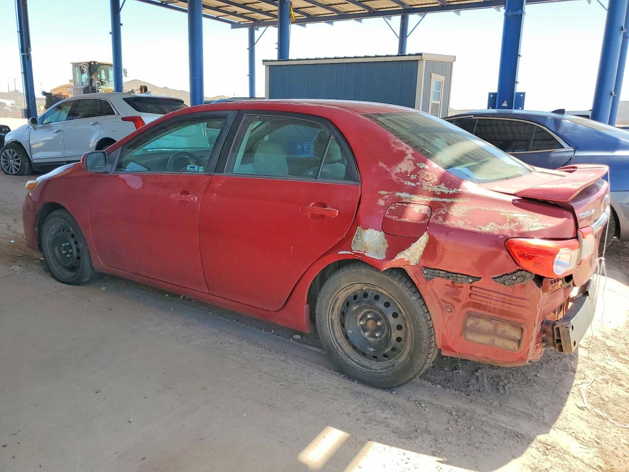 2012 Toyota Corolla Le Red vin: 5YFBU4EE1CP027694