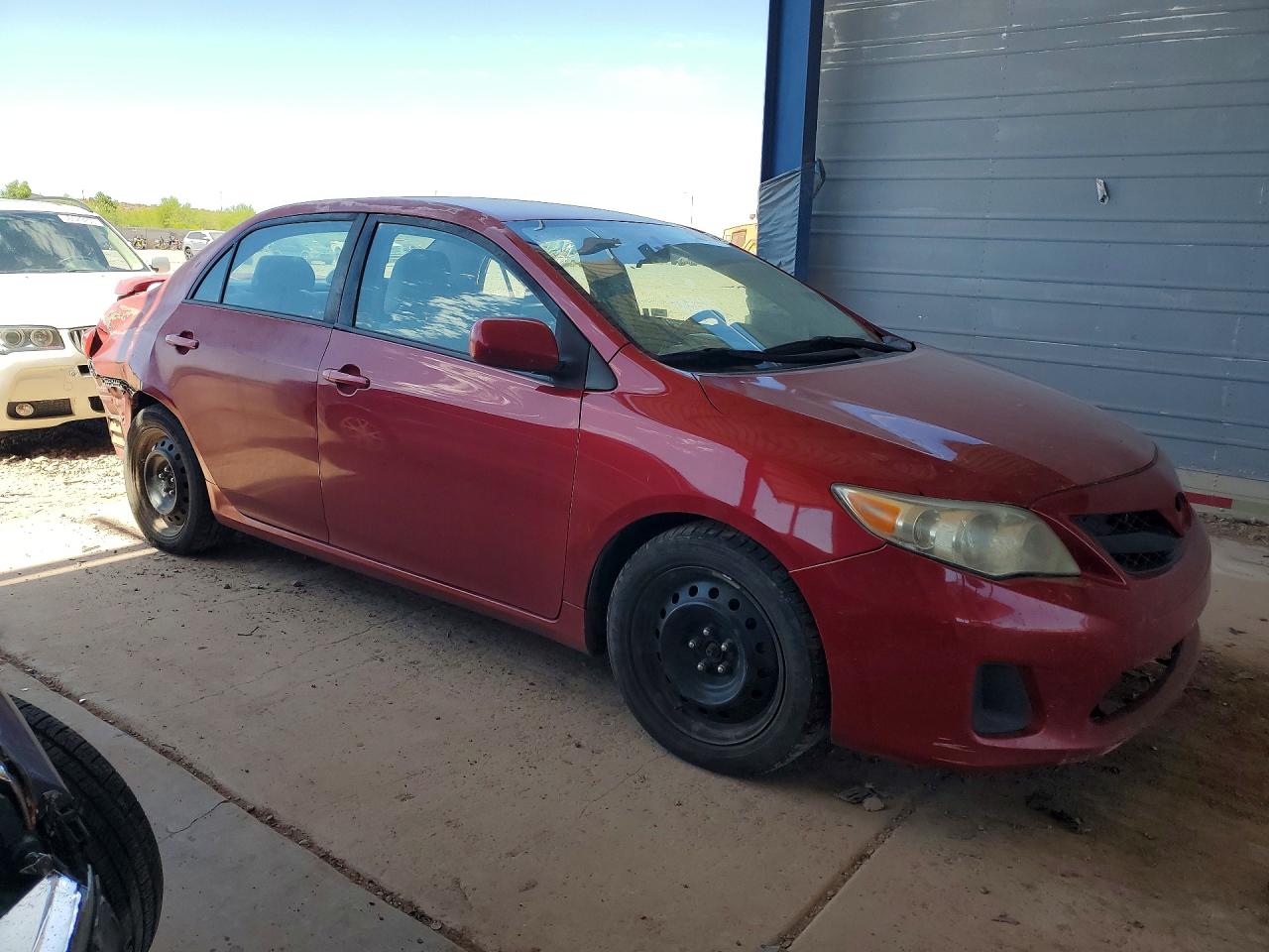 2012 Toyota Corolla Le Red vin: 5YFBU4EE1CP027694