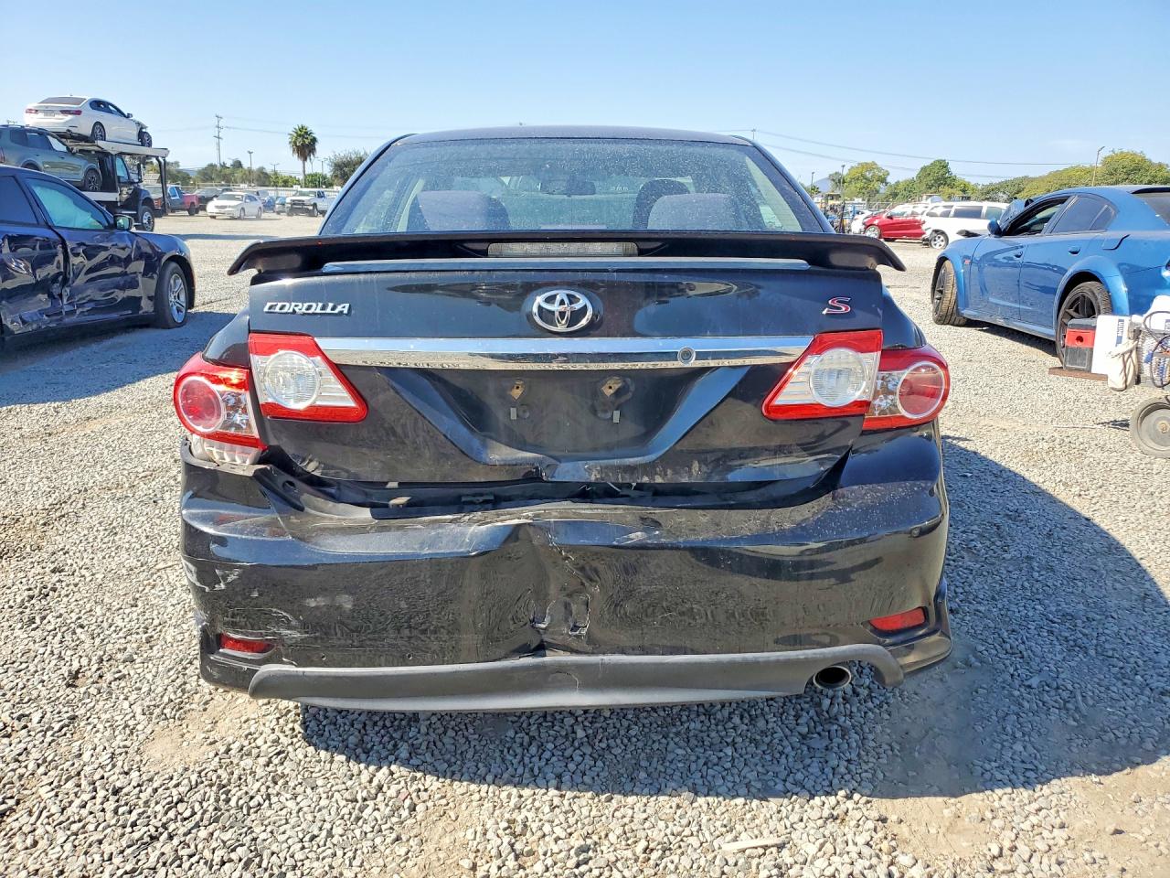 2012 Toyota Corolla S Black vin: 5YFBU4EE1CP036430