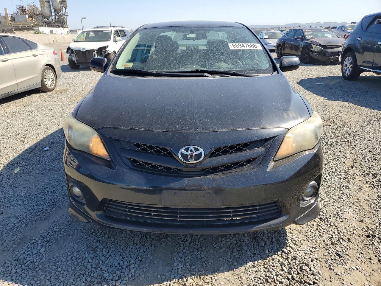2012 Toyota Corolla S Black vin: 5YFBU4EE1CP036430
