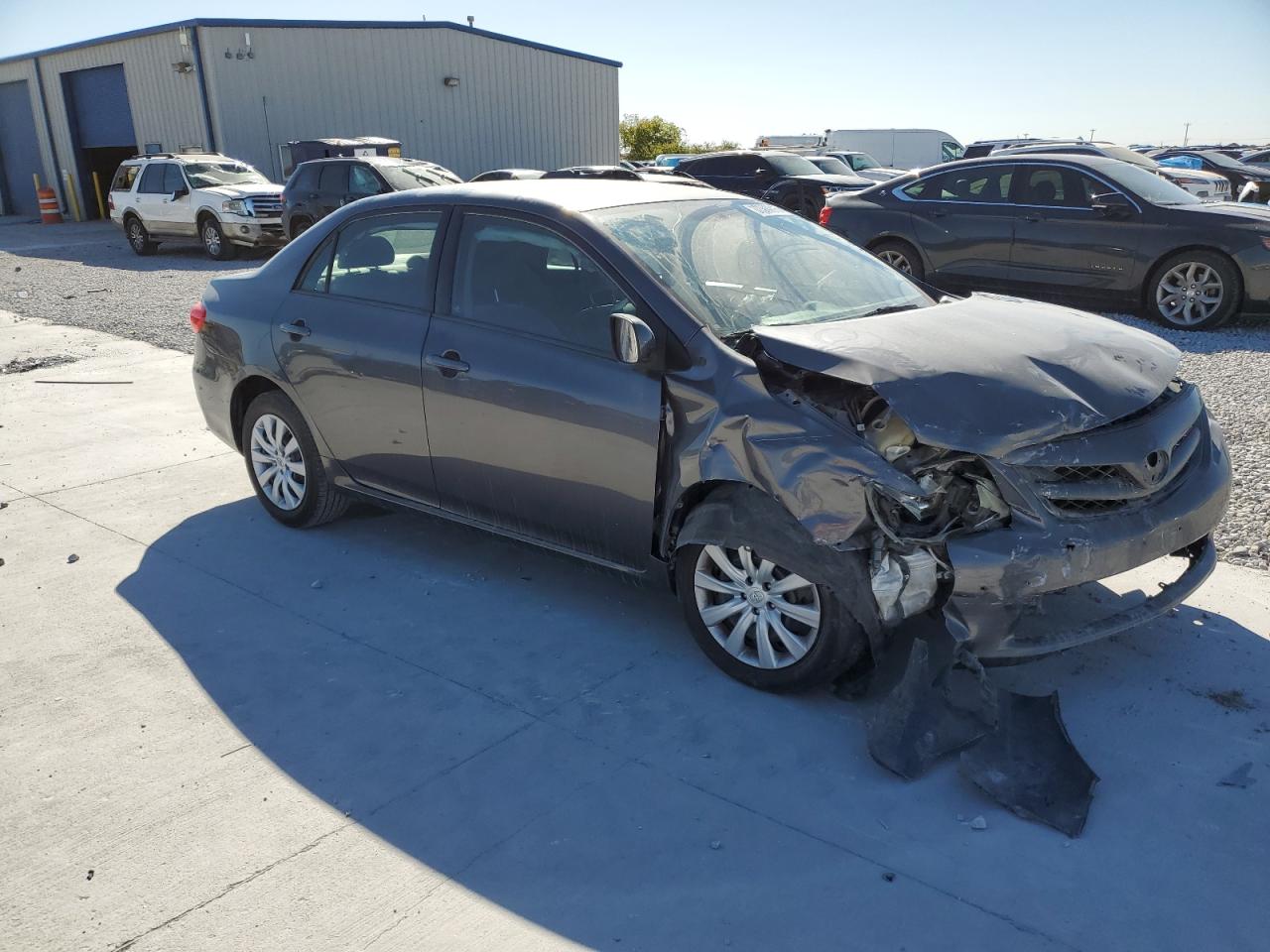 2012 Toyota Corolla Base Gray vin: 5YFBU4EE1CP043121