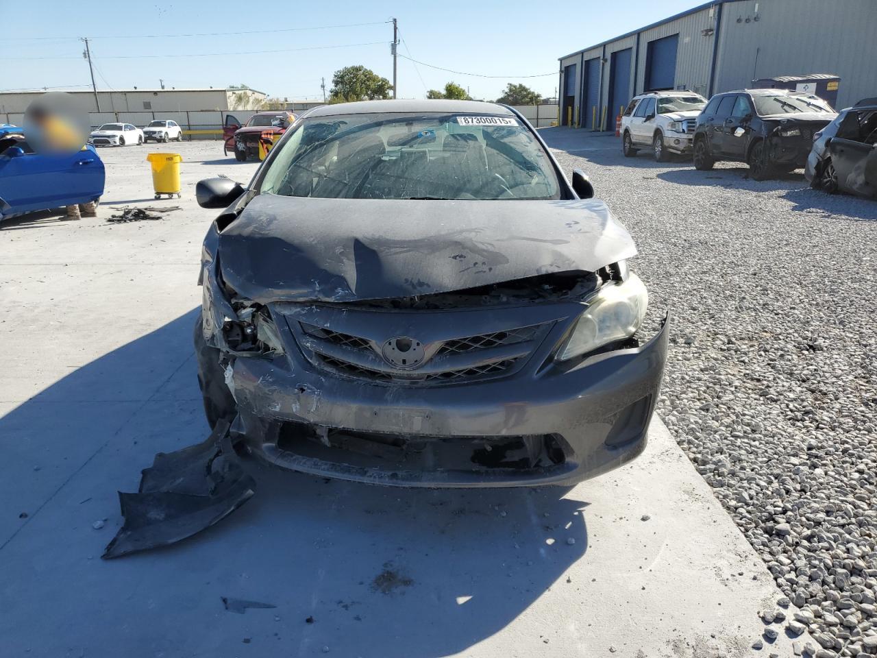 2012 Toyota Corolla Base Gray vin: 5YFBU4EE1CP043121