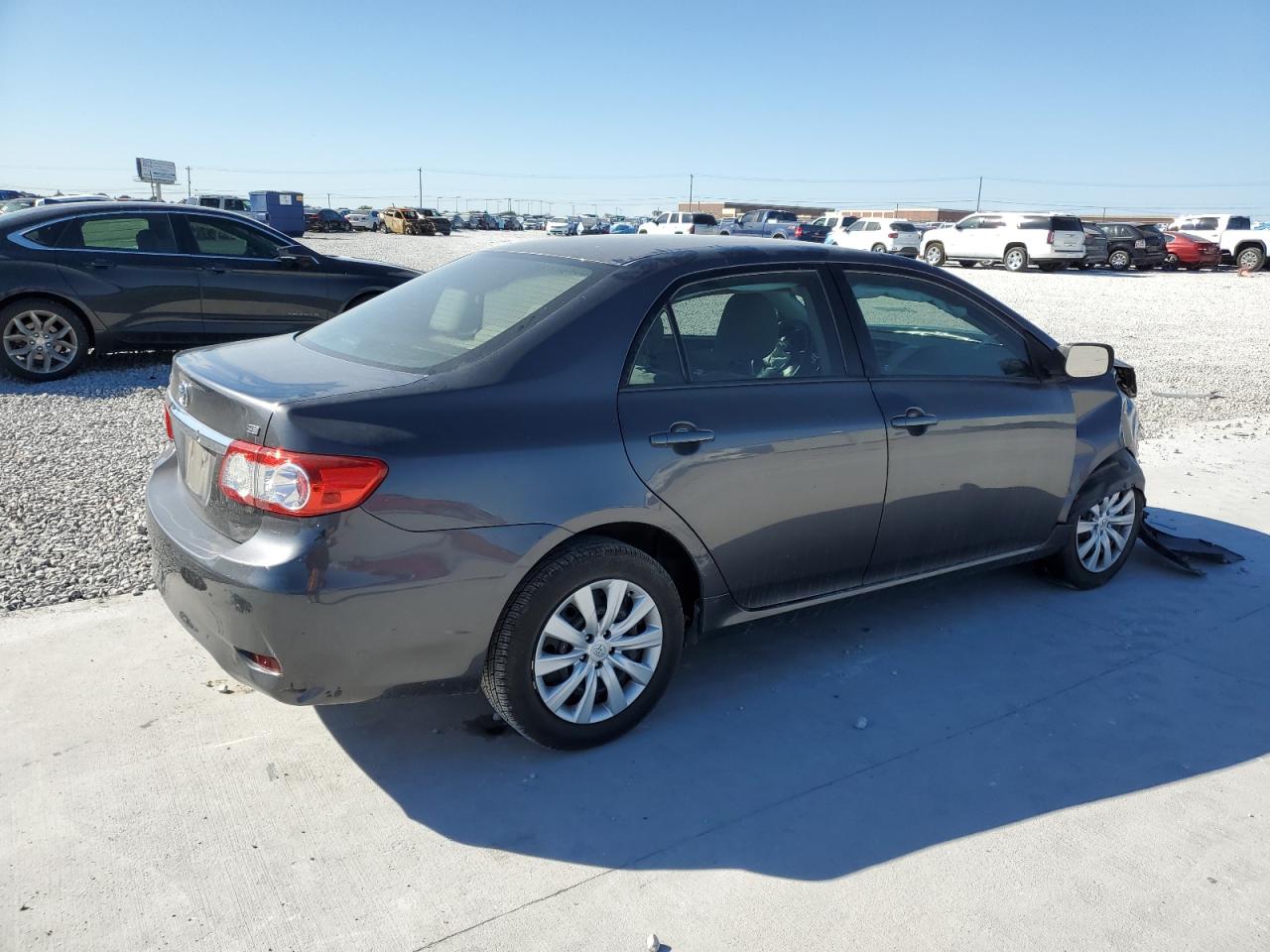 2012 Toyota Corolla Base Gray vin: 5YFBU4EE1CP043121