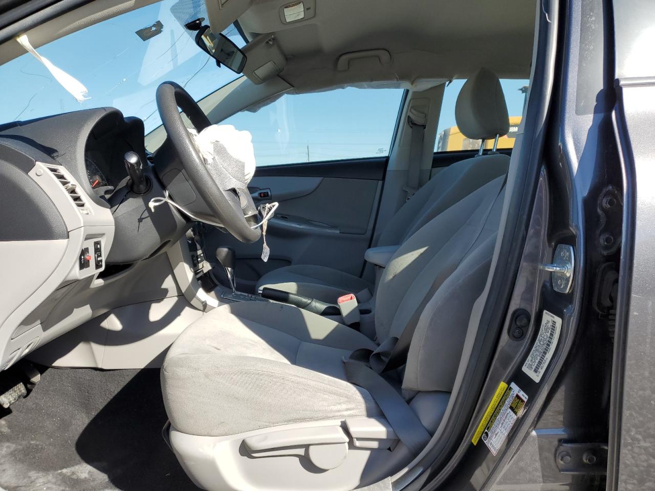 2012 Toyota Corolla Base Gray vin: 5YFBU4EE1CP043121