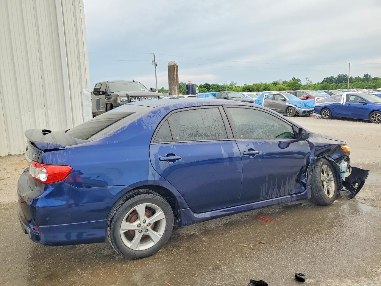 2012 Toyota Corolla S Blue vin: 5YFBU4EE1CP055737