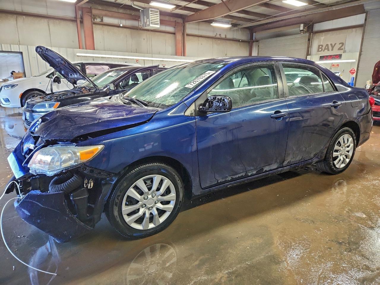 2012 Toyota Corolla Base Blue vin: 5YFBU4EE1CP056001