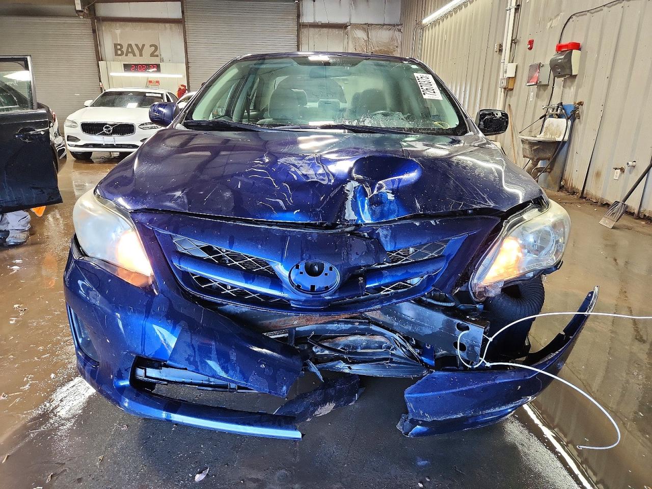 2012 Toyota Corolla Base Blue vin: 5YFBU4EE1CP056001