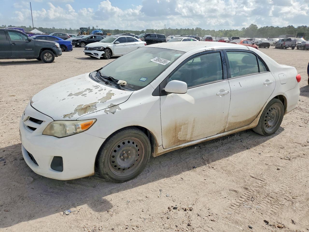 2012 Toyota Corolla Le White vin: 5YFBU4EE1CP056340