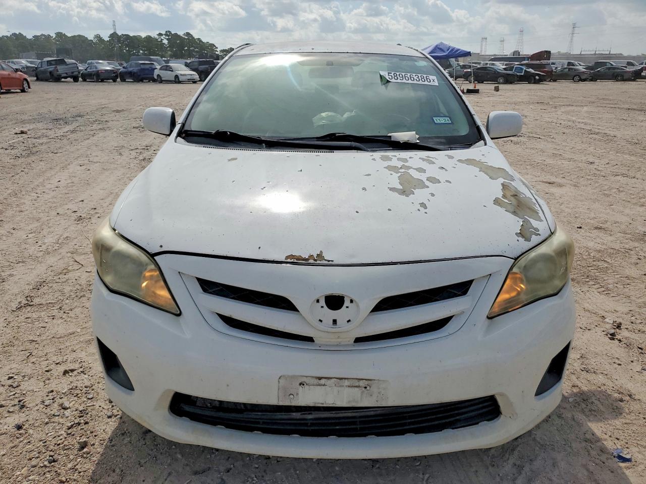 2012 Toyota Corolla Le White vin: 5YFBU4EE1CP056340